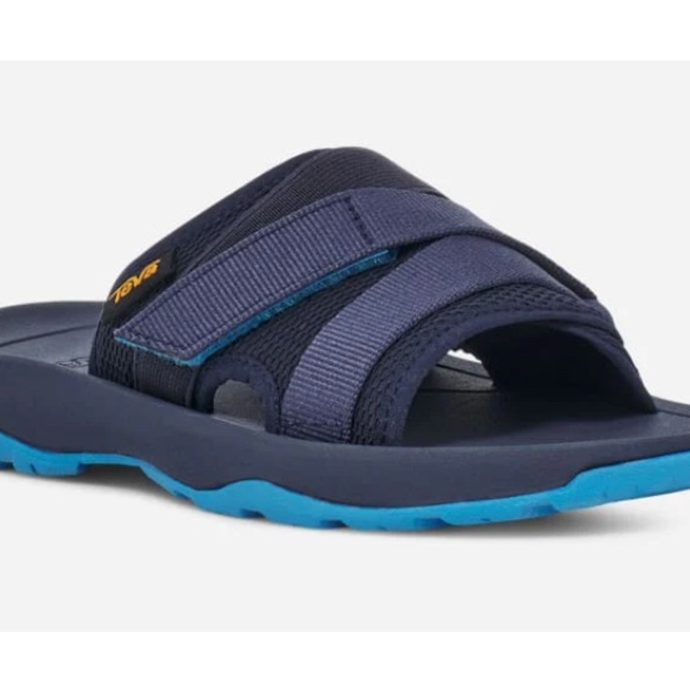 Teva Navy and Blue Slide Sandals